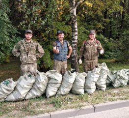 В этом сезоне Таманский лес Ставрополя стал чище на 500 мешков мусора