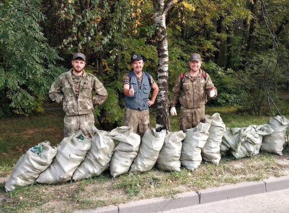 В этом сезоне Таманский лес Ставрополя стал чище на 500 мешков мусора